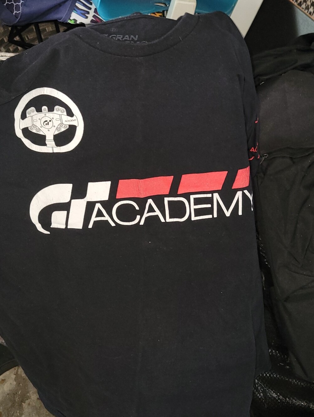 GT Academy Black Logo Tee